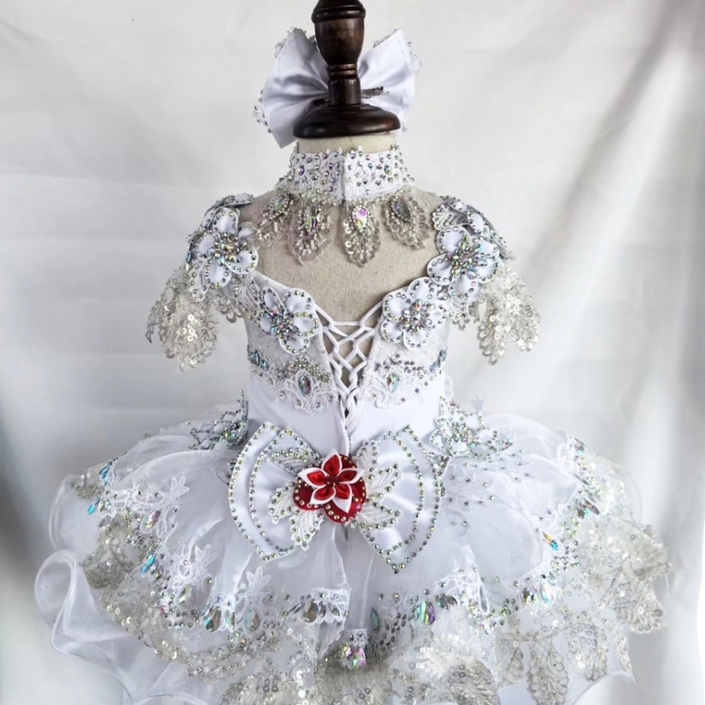 Girls Pageant Dress 4t - Picture 4 of 5